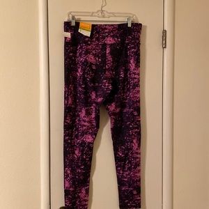 C9 pink and purple workout tights.